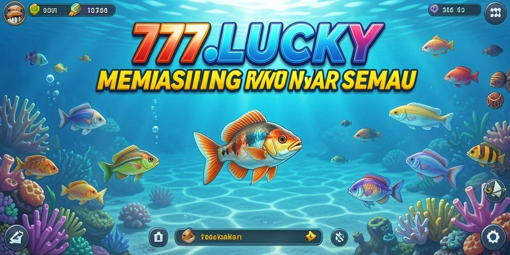 Screenshot gameplay <strong>777LUCKY</strong> menampilkan pengalaman memancing yang mendebarkan.