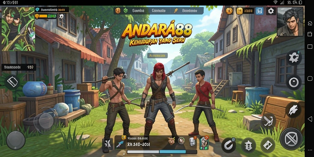 Tampilan gameplay ANDARA88 yang menarik dan interaktif saat bermain.