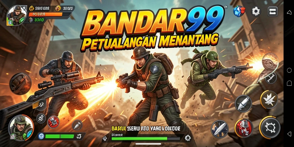 Screenshot gameplay BANDAR99 dengan aksi mendebarkan.
