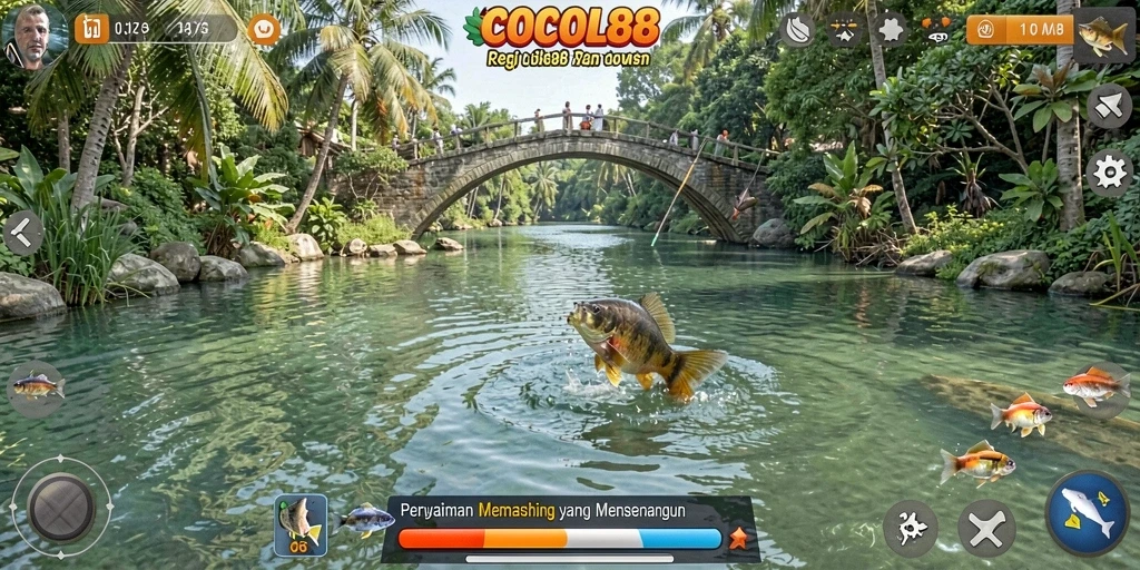 Tangkapan ikan yang mengesankan dalam COCOL88.