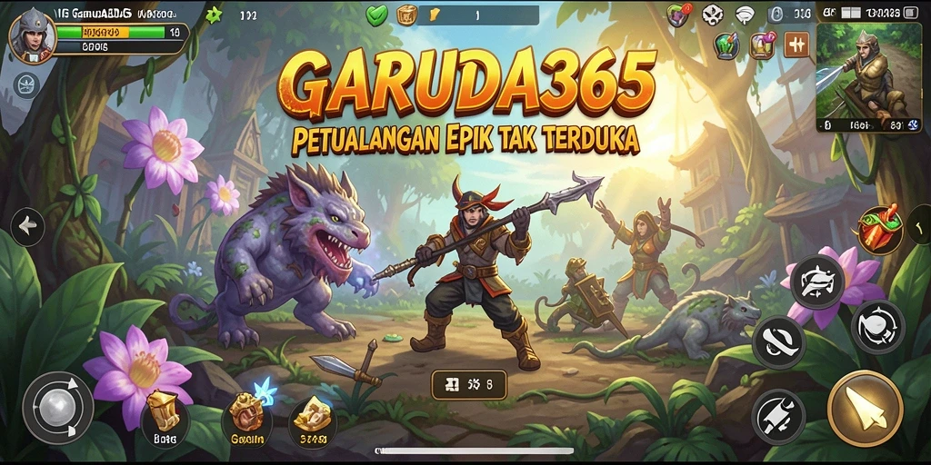 Tampilan gameplay GARUDA365 yang memukau dan penuh petualangan.
