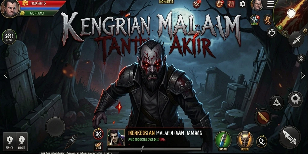 Tampilan gameplay yang menegangkan di HOKI8815.