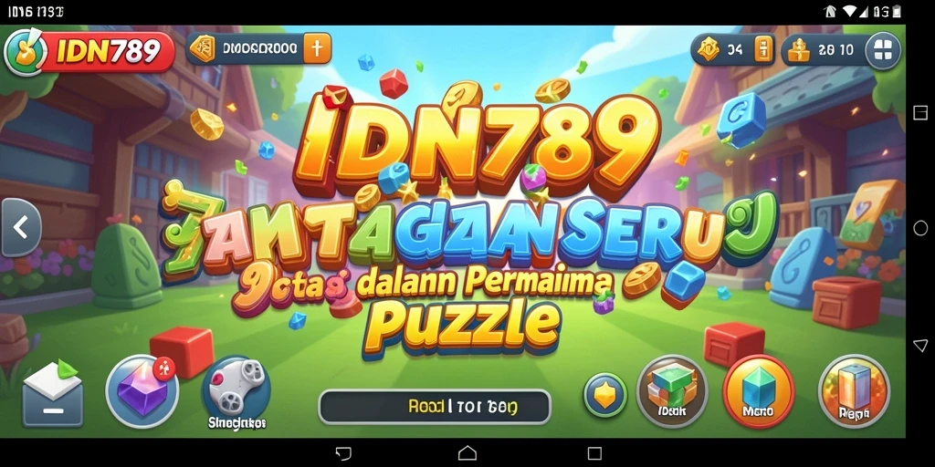 Tampilan gameplay IDN789 yang penuh warna dan menantang.