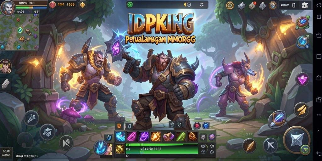 Tangkapan layar gameplay IDPKING yang menampilkan aksi seru dalam MMORPG.