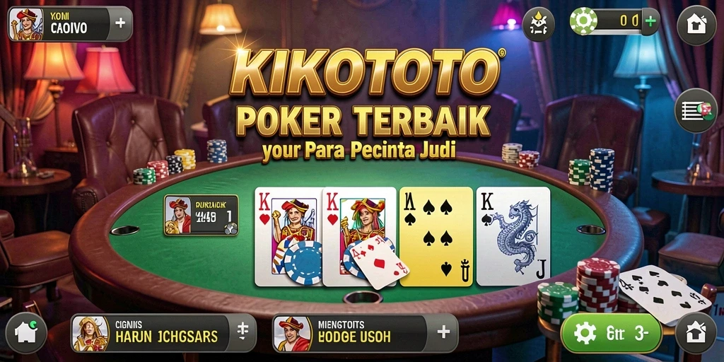 Tampilan gameplay seru di KIKOTOTO dengan pemain berinteraksi.
