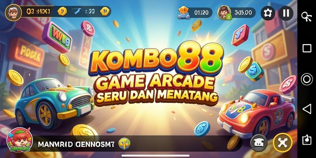 Tampilan gameplay seru dari KOMBO88 yang penuh tantangan.