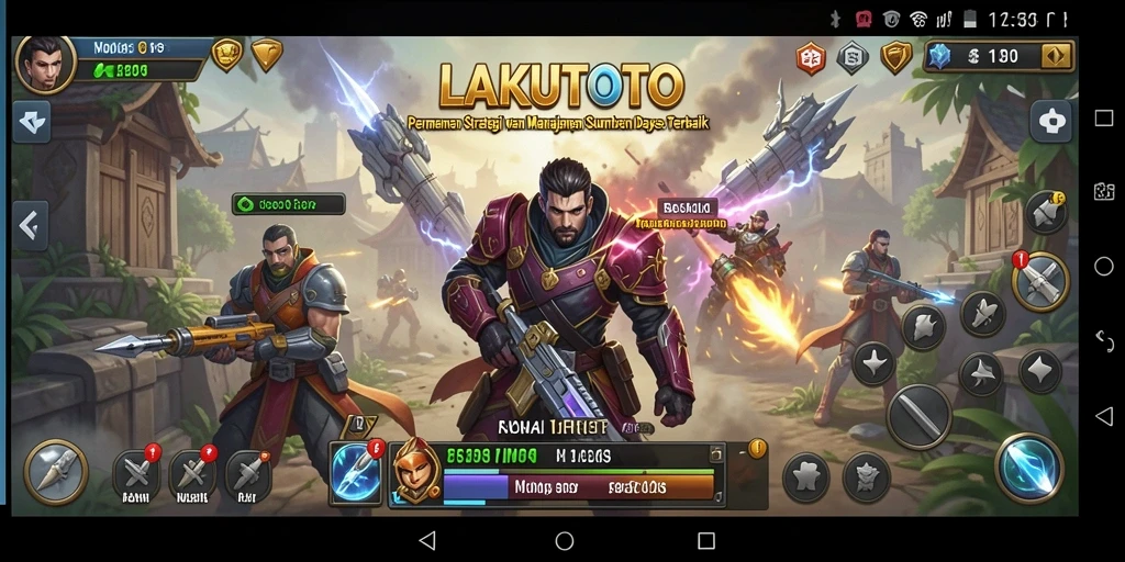 Tangkapan layar menunjukkan gameplay seru LAKUTOTO.