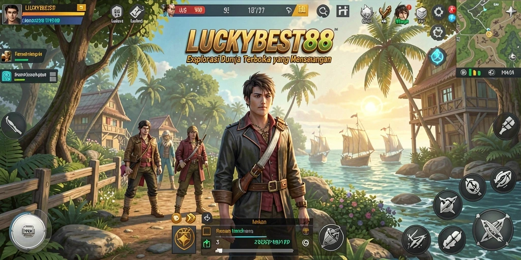 Gambaran menarik dari gameplay Open World LUCKYBEST88.