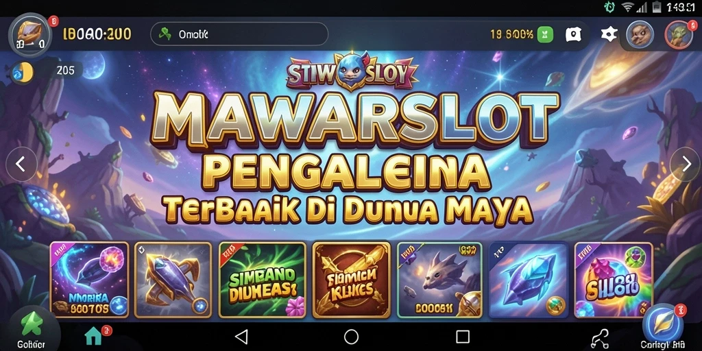 Tampilan gameplay yang menarik dari MAWARSLOT dengan simulasi yang mendalam.