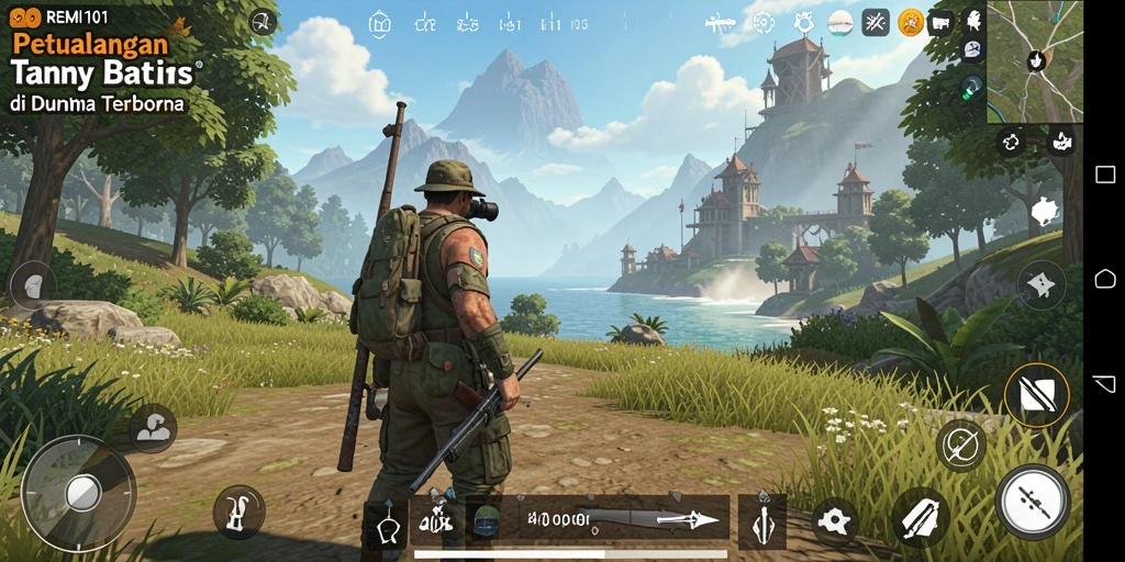 Tangkapan layar REMI101 menampilkan petualangan mendebarkan di dunia Open World.