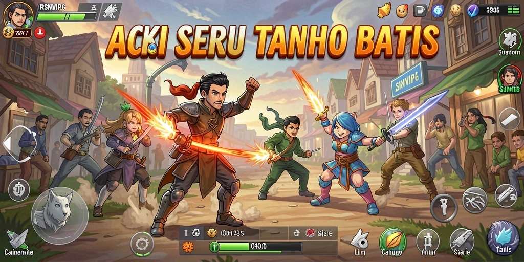 Tampilan gameplay RSNVIP6 yang mendebarkan dan penuh aksi.