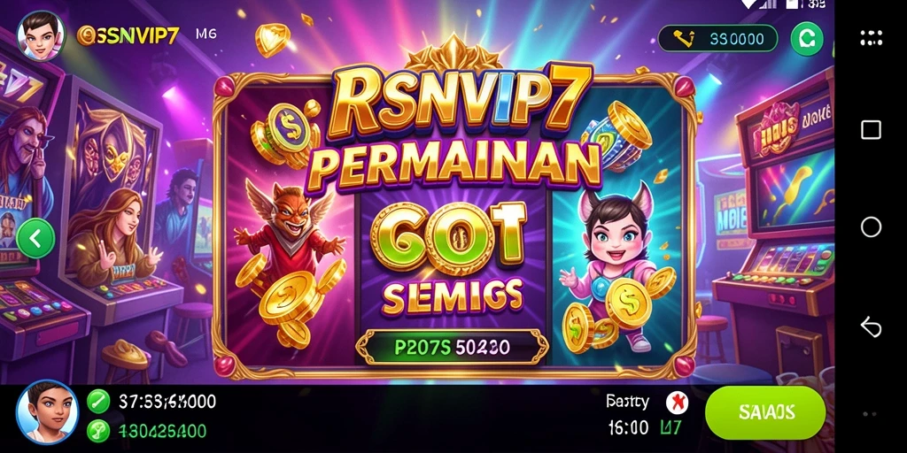 Tampilan gameplay RSNVIP7 yang mengasyikkan dan penuh warna.