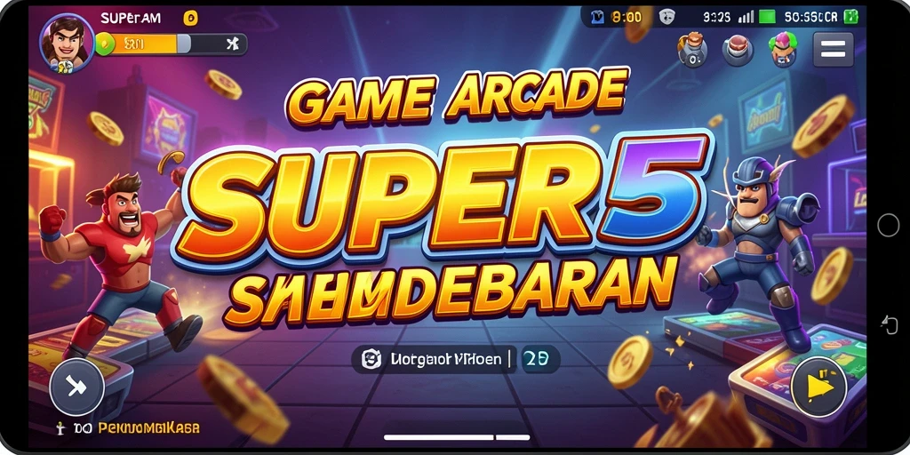 Tampilan gameplay SUPER5 yang menegangkan dan mengasyikkan.