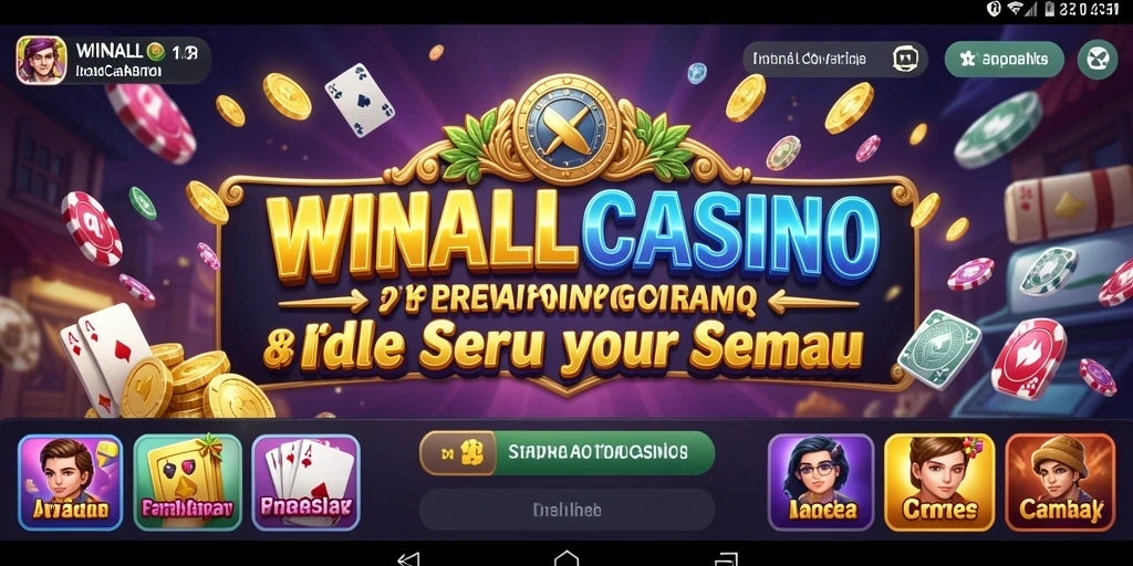 Tampilan gemerlap dan gameplay menarik dari WINALLCASINO.